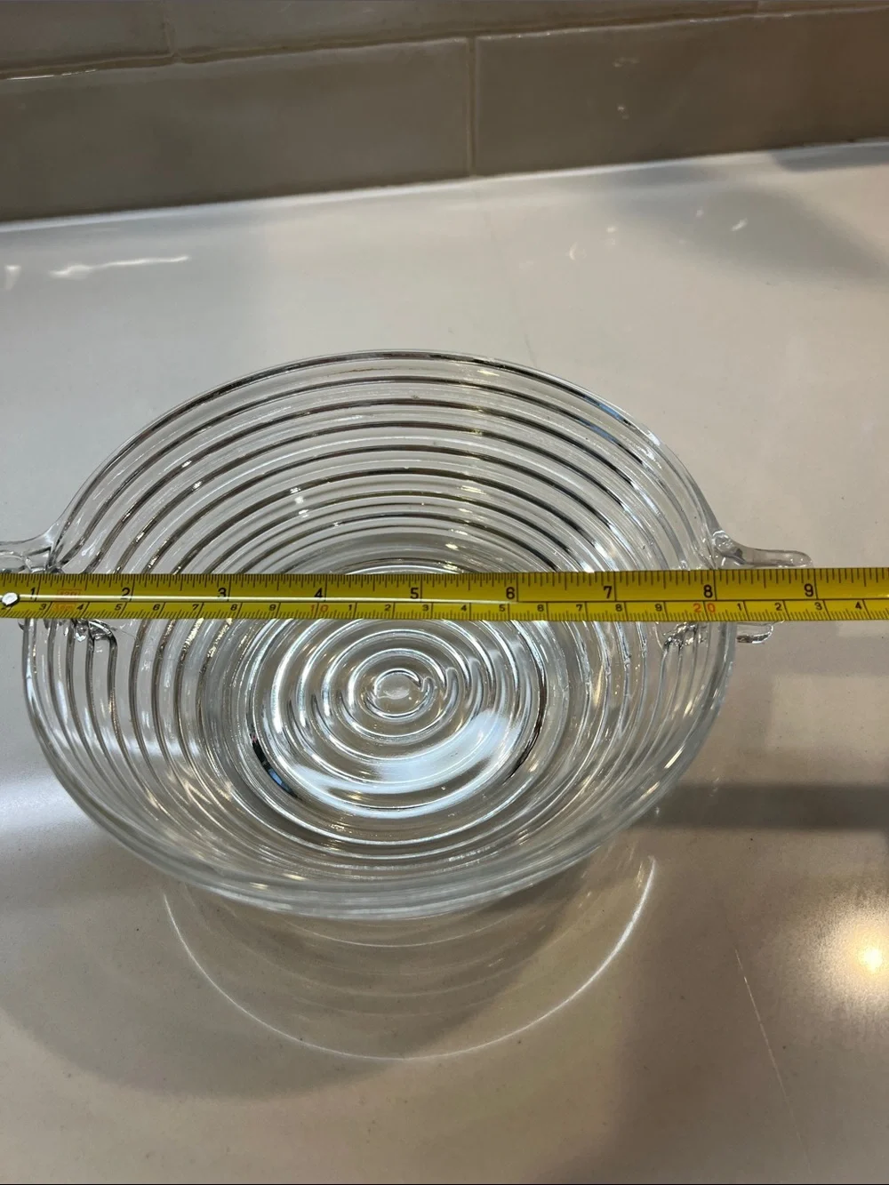 Vintage Anchor Hocking Clear Modern Bowl
